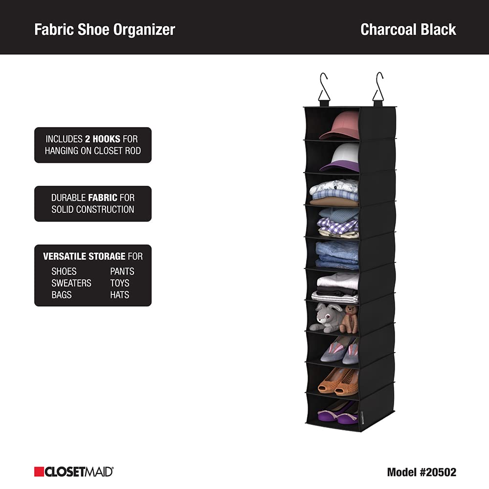 ClosetMaid 20502 durable fabric organizer supports daily use