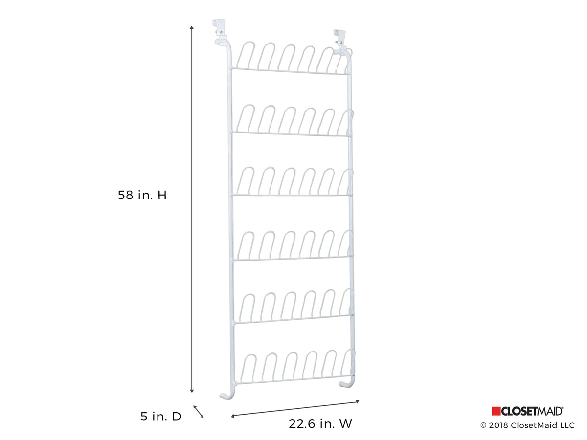ClosetMaid 8040 depth five inches fits slim spaces