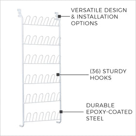 ClosetMaid 8040 epoxy-coated steel construction for durability