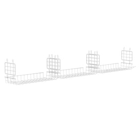 ClosetMaid Hideaway behind-hanger wire shelf shows quick-install design saves closet space