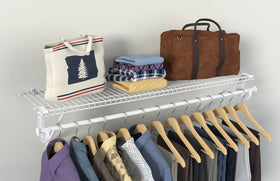 ClosetMaid installation hardware enables quick, tool-friendly setup in any room.