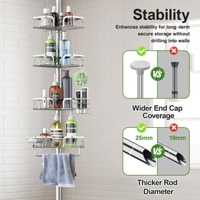 Clothink detachable toothbrush holder helps keep counter clutter to a minimum.