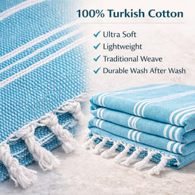 Clotho sand-free quick-dry towels by the pool.