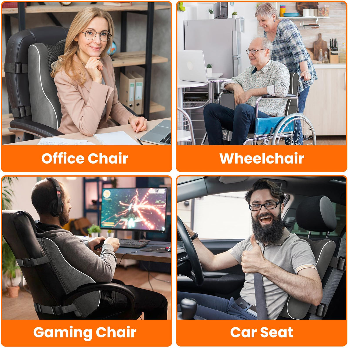 CloudBliss breathable mesh cover sustains cool seating