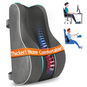 CloudBliss lumbar pillow front view showing ergonomic support for posture