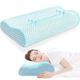 CloudBliss neck pillow memory foam close-up for cloud-soft support