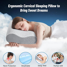 CloudBliss pure cotton pillowcase keeps skin dry and comfortable