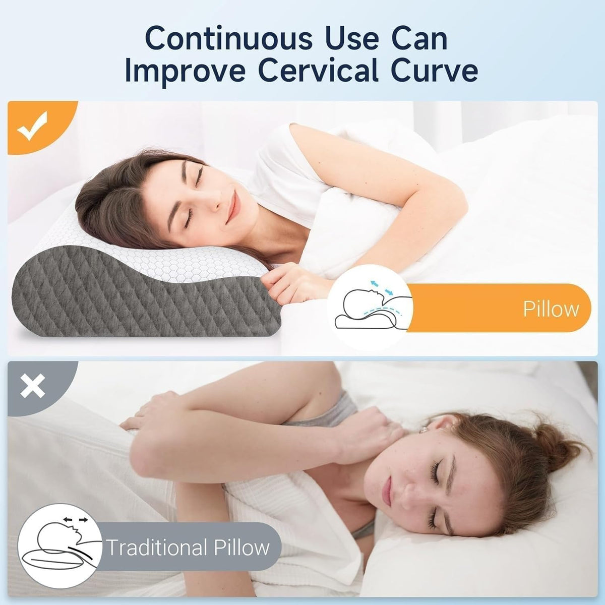 CloudBliss two-heights side design illustrating adjustable height options
