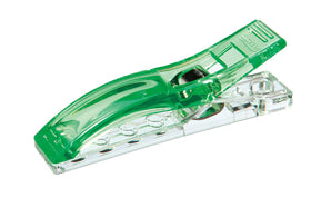 Clover Jumbo Wonder Clips gripping several fabric layers for stable stitching