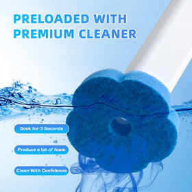 Clip system for quick refill changes on Clowand brush