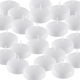 CLTNIKET durable wax floating candle maintains shape and even burn