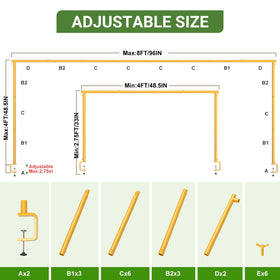 CludPark table-arch-stand setup demonstrates tool-free assembly for quick event prep.