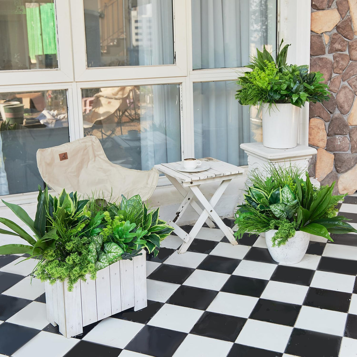 Clycaloor durable faux leaves that hold their shape