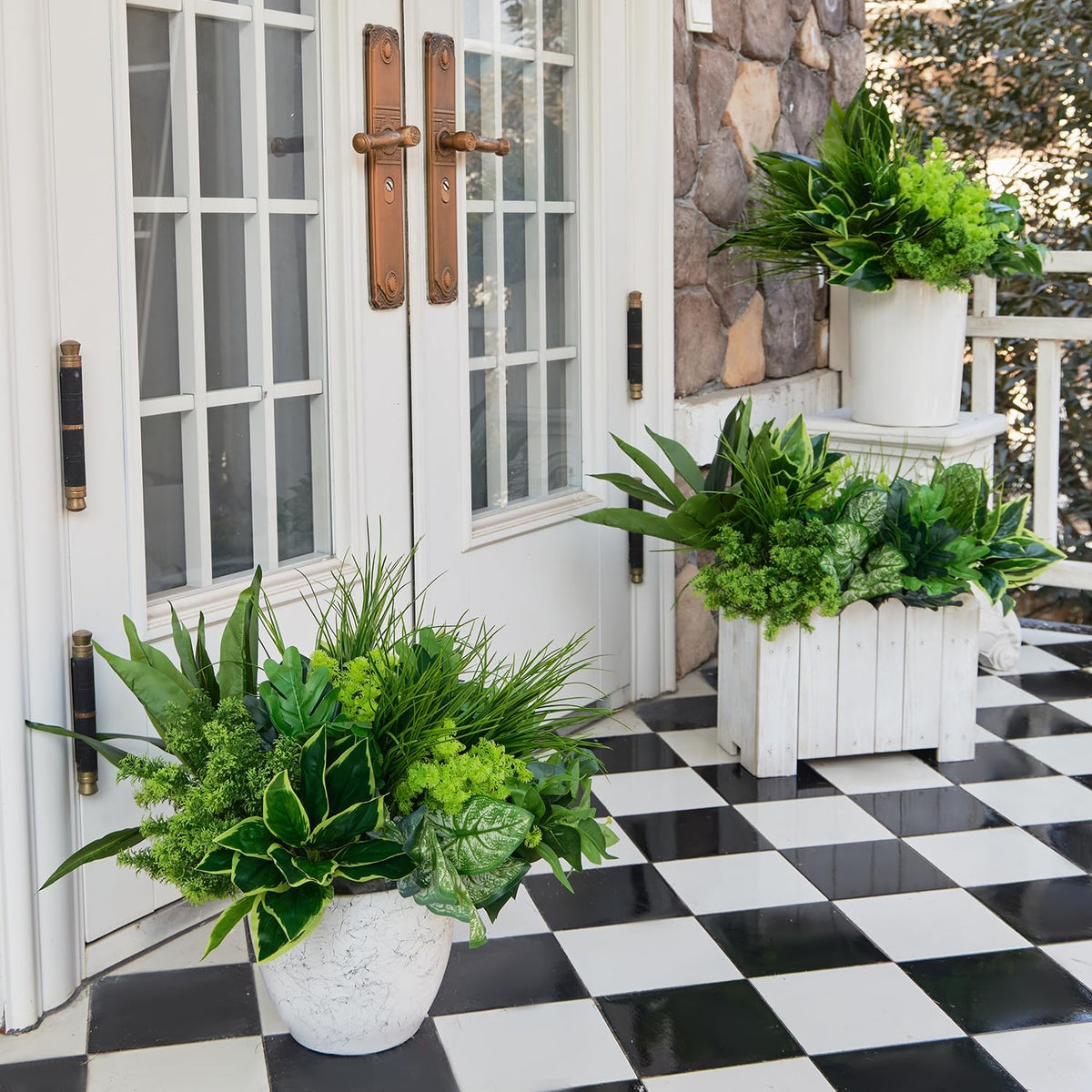 Clycaloor window box greenery adds instant curb appeal