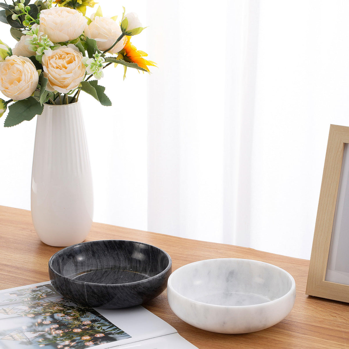 CM CHIC MONDAY marble bowl as incense burner with stylish, functional design.