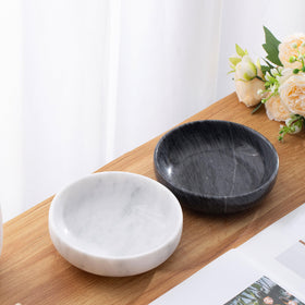 CM CHIC MONDAY marble bowl used as a key dish for entryways.