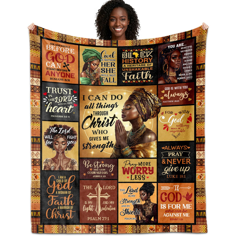 CMAJZIN blanket closeup texture highlighting soft flannel for cozy prayer moments.