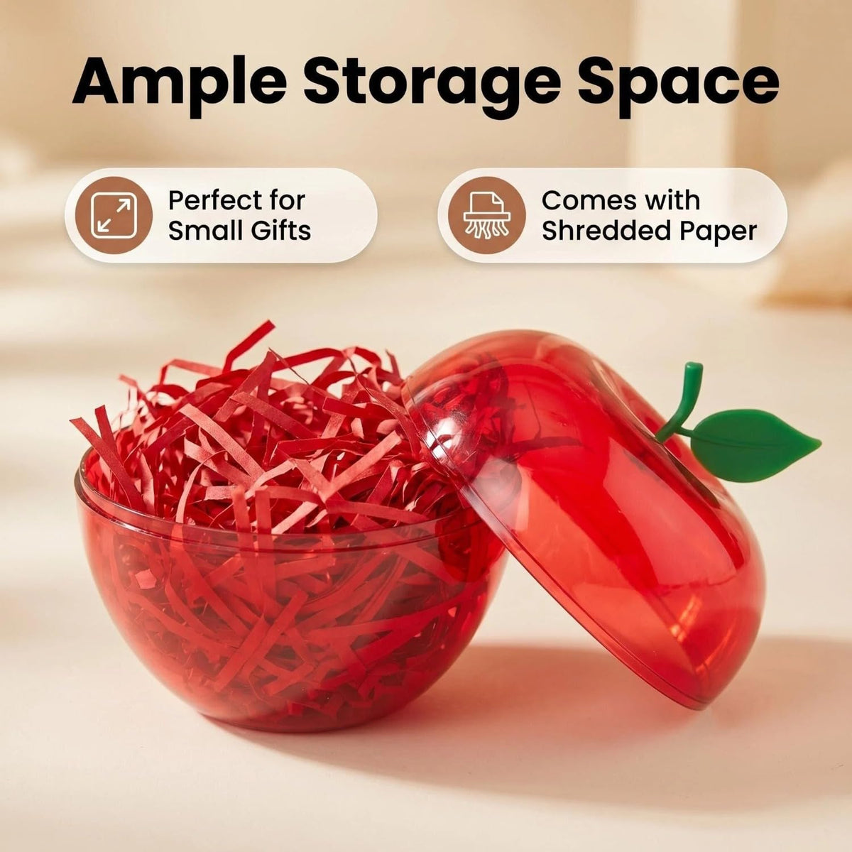 CMSSHUAI lifelike apple design attracts attention on desks and tables.
