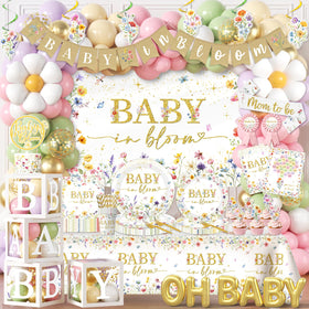 CMUSKO Baby in Bloom banner adds spring charm to baby shower