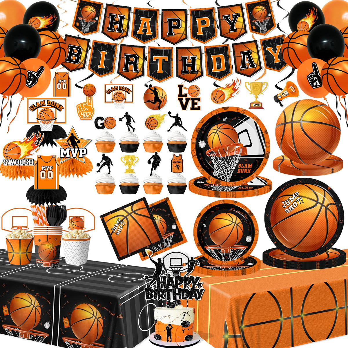 CMUSKO basketball banner adds bold party flair for memorable celebrations