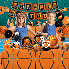 CMUSKO basketball cake topper crowns the centerpiece with sporty charm