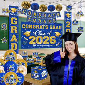 CMUSKO class of 2026 banner brightening entryways and stages