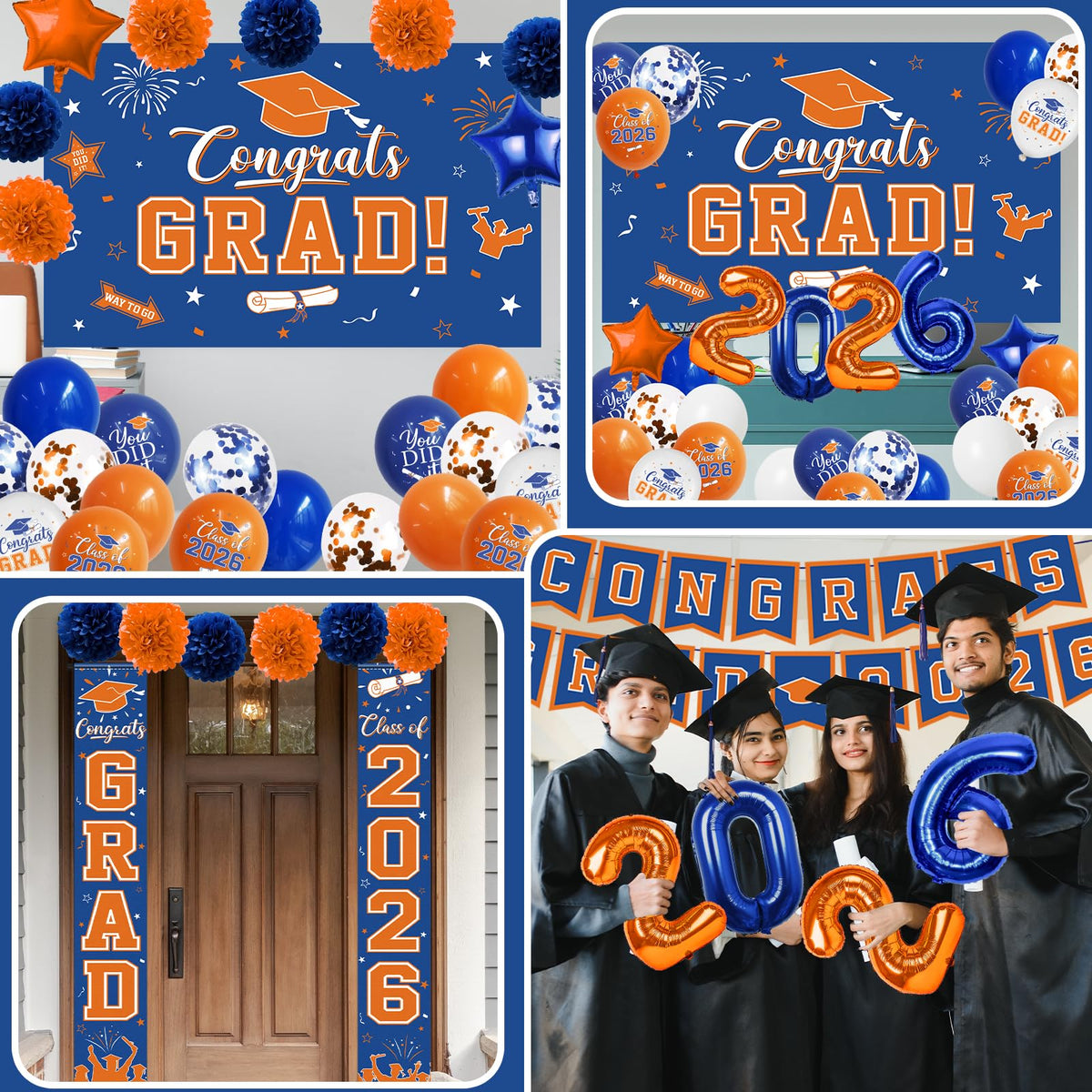CMUSKO congrats grad porch sign 2026 adds outdoor charm to your celebration