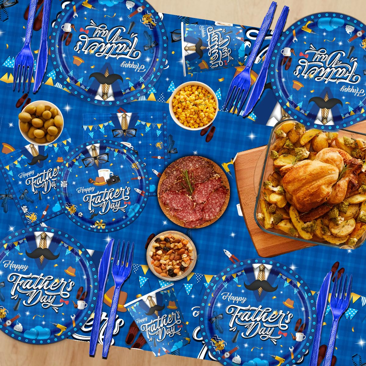 CMUSKO 9-inch plates offer sturdy dining for main courses.