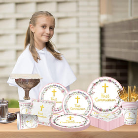 CMUSKO pink cups provide sturdy, mess-free serving for kids and guests