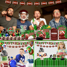 CMUSKO football tablecloth is waterproof to protect surfaces.