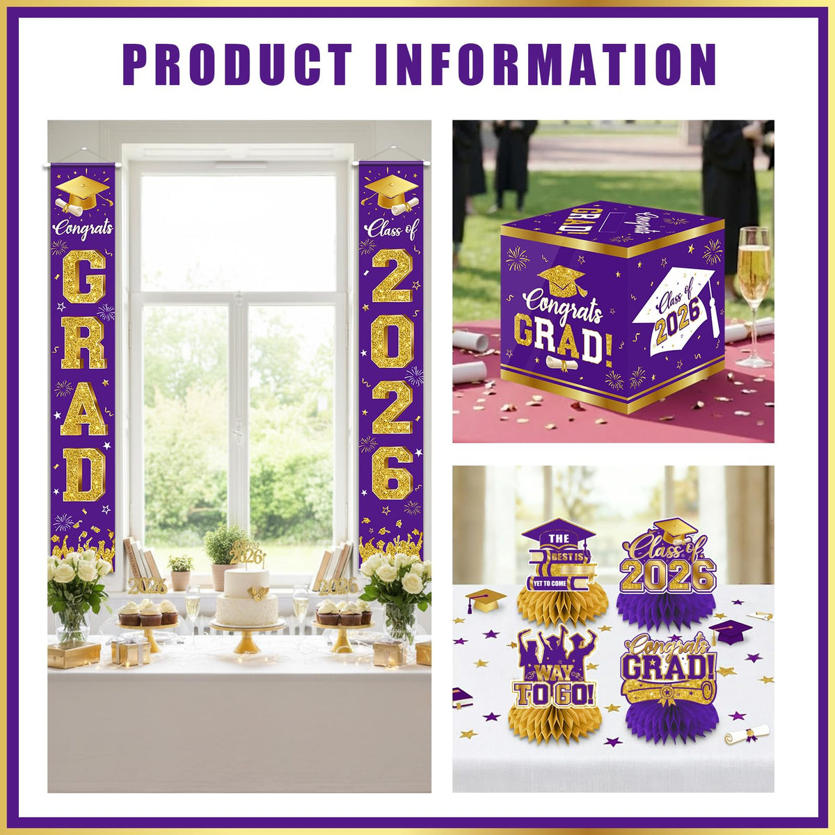 CMUSKO graduation banner 2026 for bold party branding.