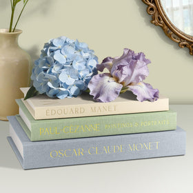 CNARIO decorative books set with linen cover for stylish home decor.