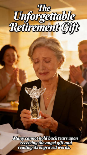 CNCRMEM premium crystal craftsmanship enhances a lasting keepsake for a coworker.