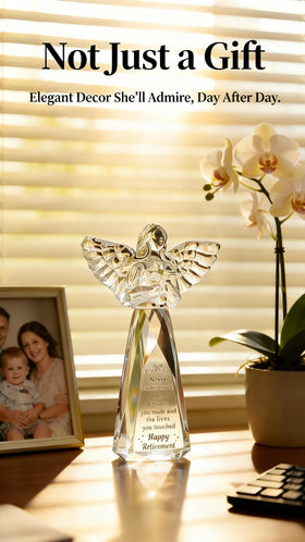 CNCRMEM ready-to-gift packaging adds elegance to a retirement surprise.