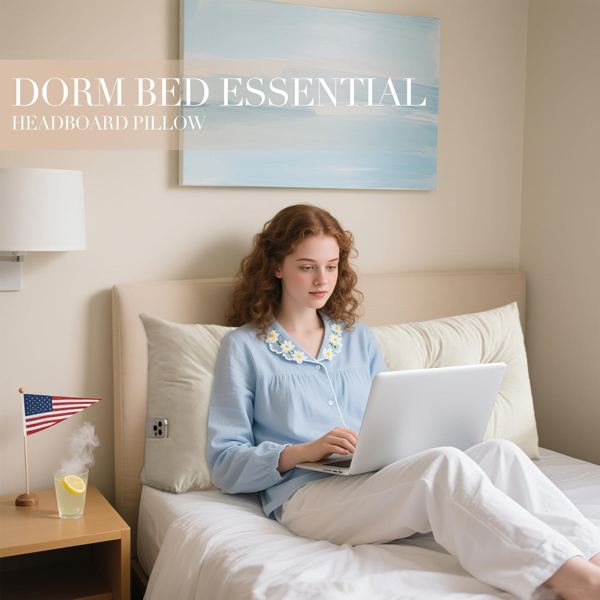 Cnsmak durable PP cotton core ensures lasting resilience while you lean and relax.