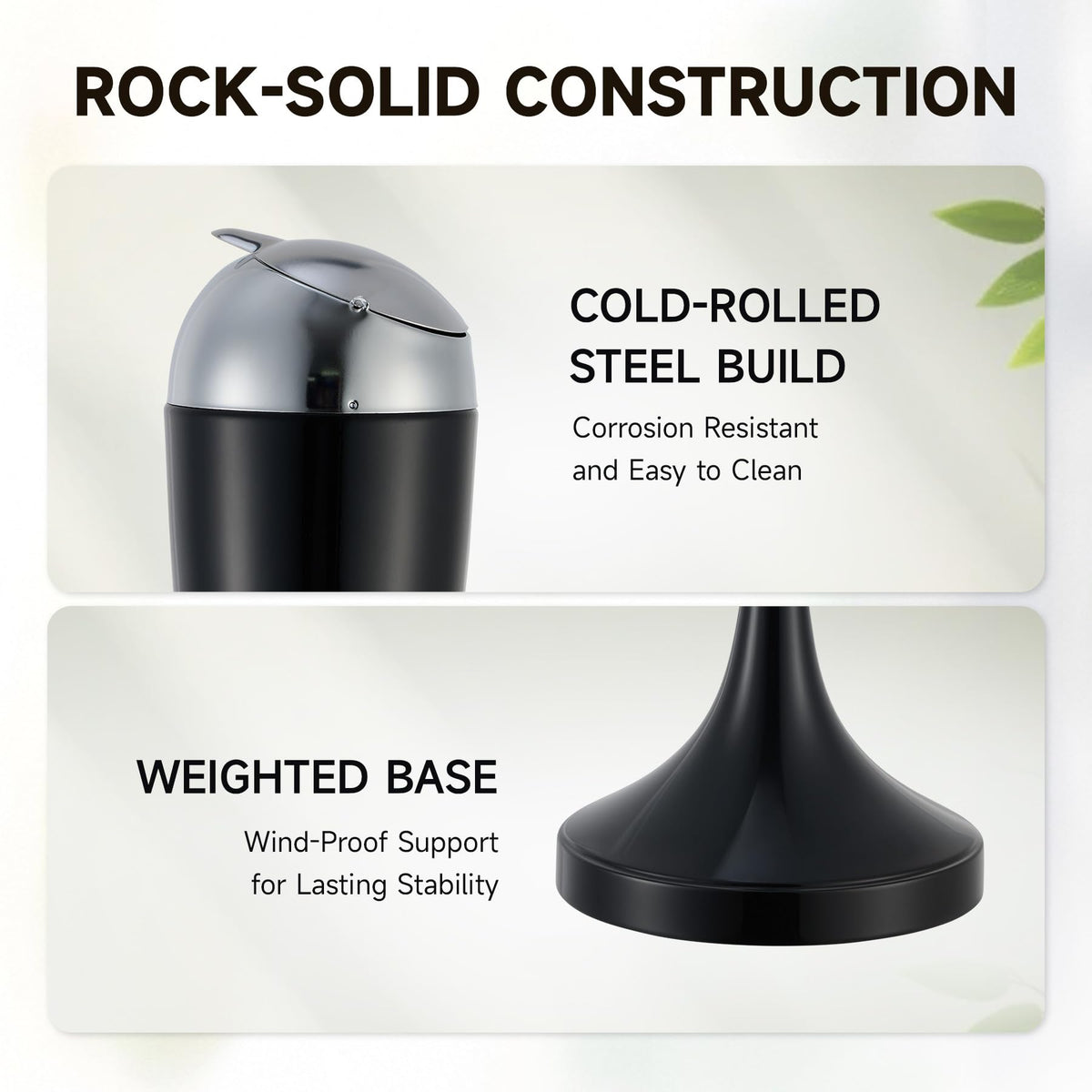CO-Z lid helps conceal ashes and odors from view