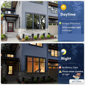 Coavas single-pane-friendly film fits standard glass surfaces for versatile use.