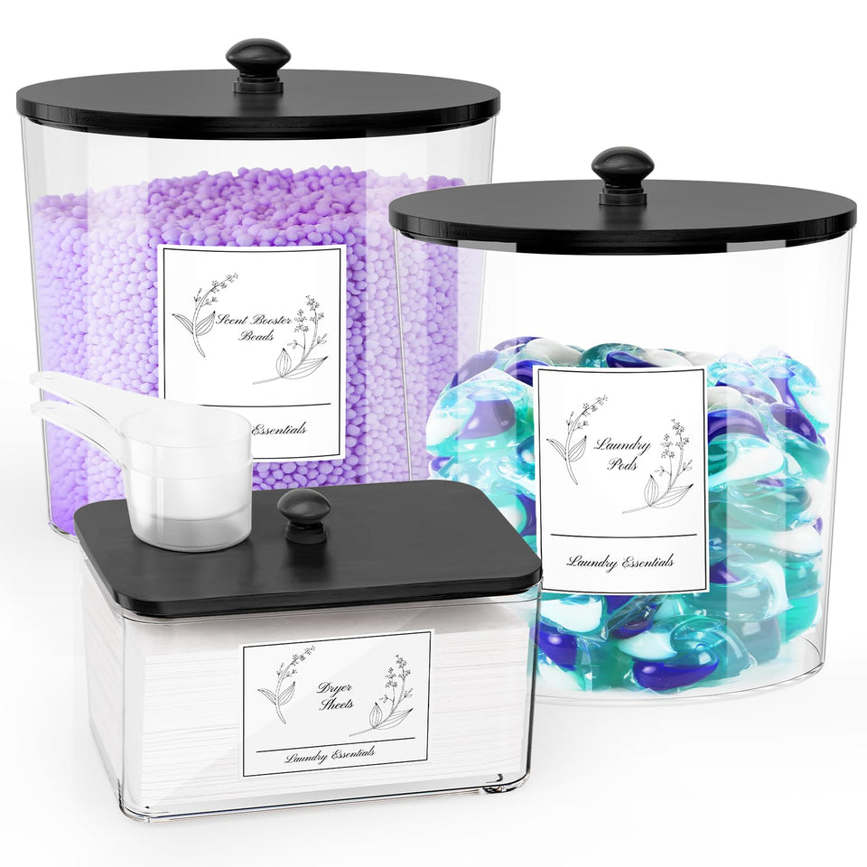 COAZEX pod storage jar with wide mouth for easy filling and quick visibility.