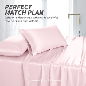 Cobedzy blush pink satin option adds elegant color and softness.