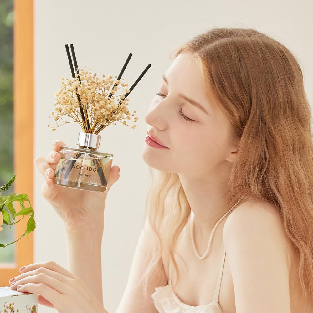 Cocodor diffuser in a living room adds cozy ambience