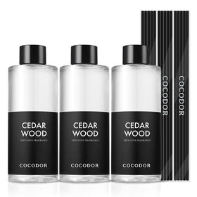 COCODOR Cedar Wood diffuser refill bottle 200ml ready to refresh your living space.