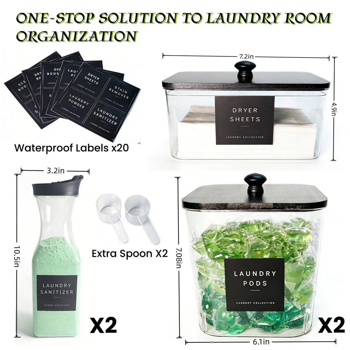 Cocolanco scent beads container keeps fragrance beads organized and accessible.