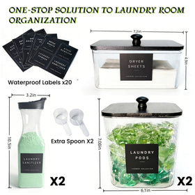 Cocolanco scent beads container keeps fragrance beads organized and accessible.