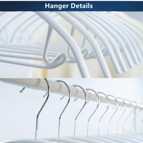 Cocomaya contour body design hangers prevent shoulder marks on knitwear.