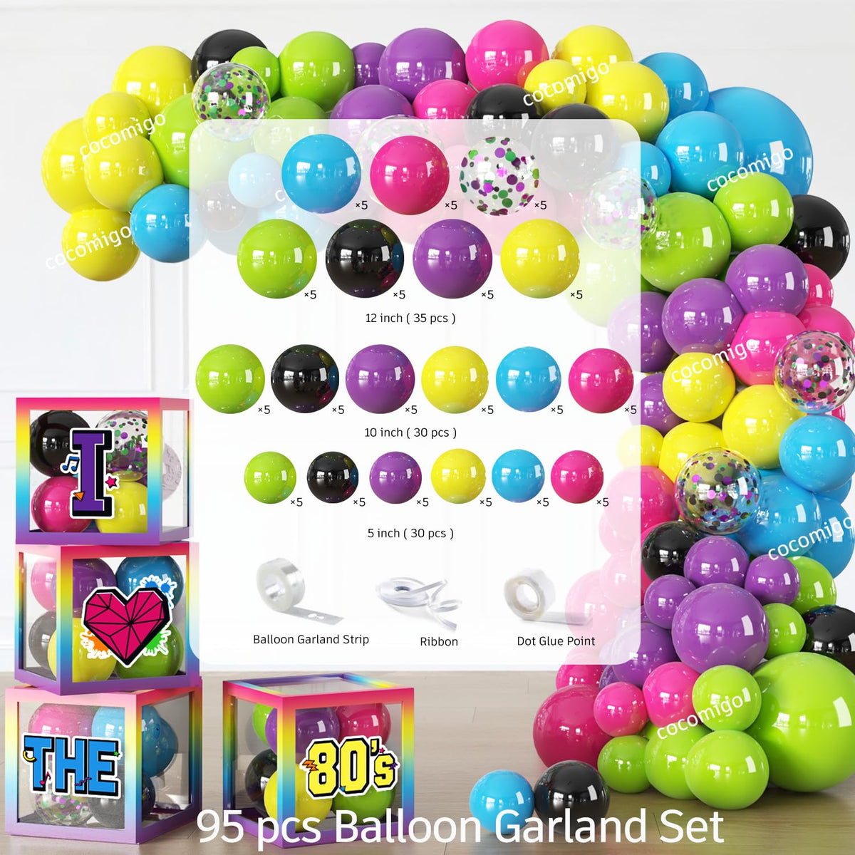 cocomigo 80s microphone balloon highlights celebrations with upbeat retro energy