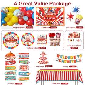 Cocomigo backdrop creates a bold circus scene ideal for photos.