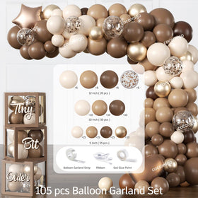 Cocomigo balloon box and cake topper elevate display and centerpiece creativity.
