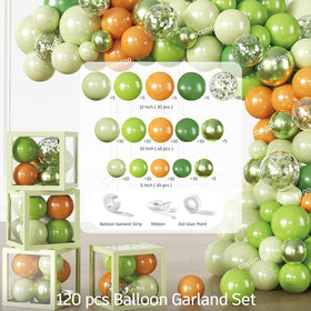 Cocomigo balloon kit completes the party balloon arch.