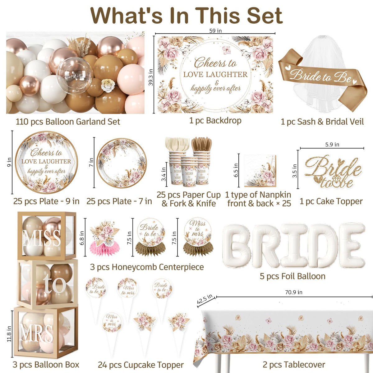 Cocomigo boho bridal shower backdrop creates a photo-worthy focal point