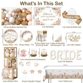 Cocomigo boho bridal shower backdrop creates a photo-worthy focal point